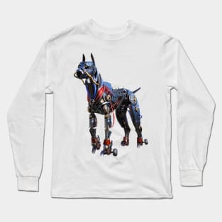 Steampunk dog Long Sleeve T-Shirt